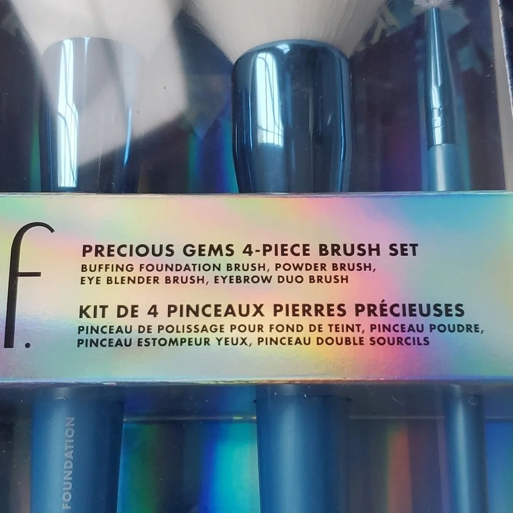 e.l.f Precious Gems 4 pc. Makeup Brush Set NWB